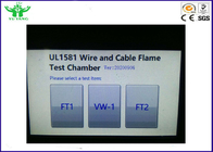 UL1581 Tel ve Kablo Alev Test Odası 0-160kPa