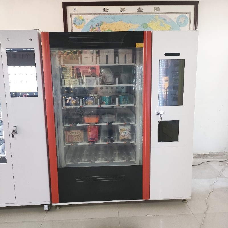 Akıllı Otomatik Satış Makinesi Snack İçecek Spor Salonu Okul Pazarı