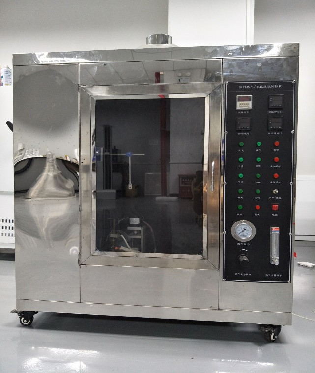 UL 94 Tamamen ayarlanabilir desteklerle yatay ve dikey yanıcı test odası