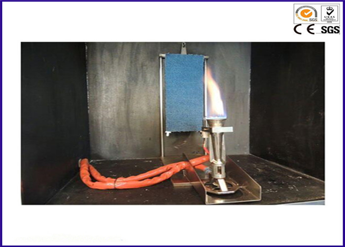 NFPA 701 Test Yöntemi 1 Tek / Çok Katlı Kumaşlar için Dikey Yanma Test Cihazı