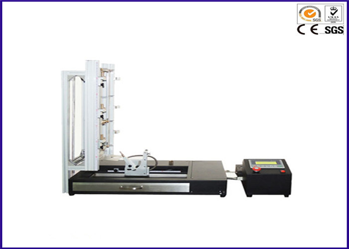 0 ~ 60mm Alev Seviyesi 0 ° / 22.5 ° / 90 ° Çok Amaçlı Tekstil Alev Kontrol Test Cihazları