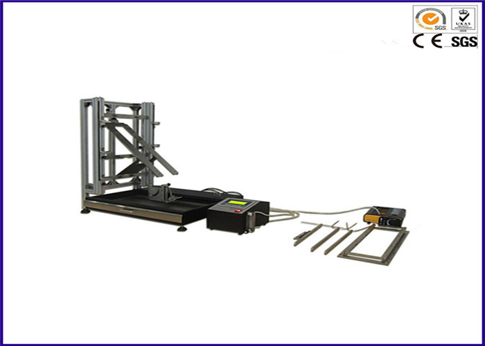0 ~ 60mm Alev Seviyesi 0 ° / 22.5 ° / 90 ° Çok Amaçlı Tekstil Alev Kontrol Test Cihazları