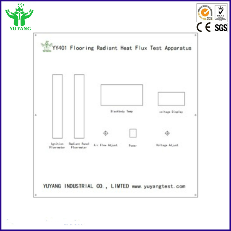 ISO 9239-1 ASTM E648 Yangın Test Cihazı Radiant Isı Enerji Kaynağıyla Kritik Radyant Flux