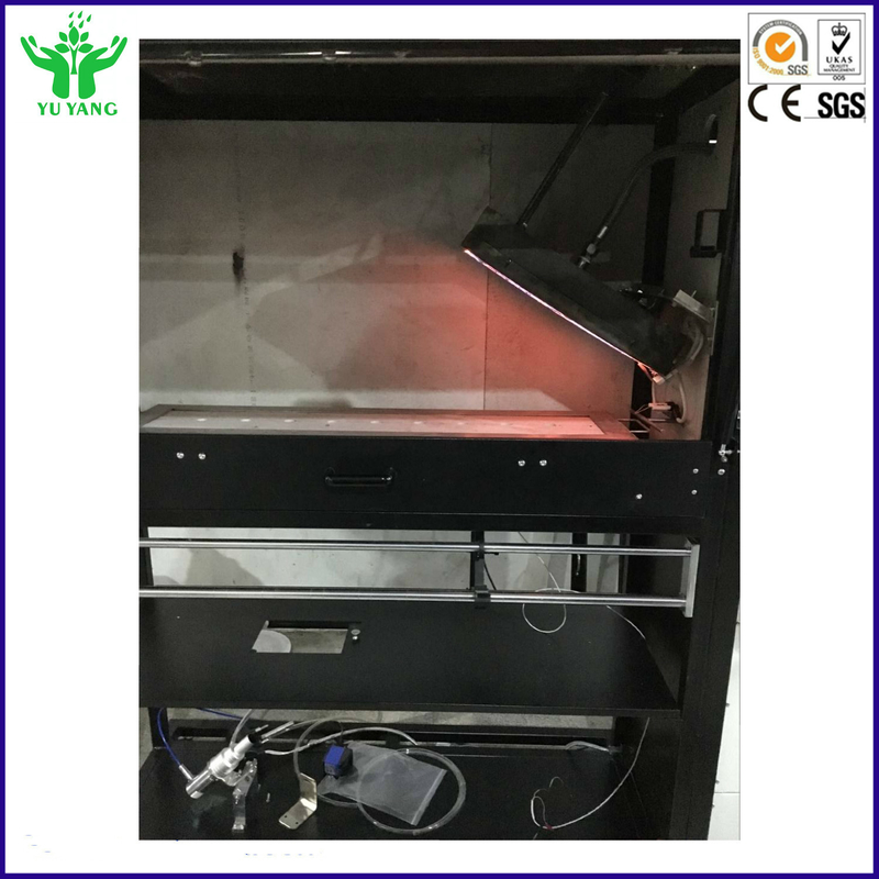 ISO 9239-1 ASTM E648 Yangın Test Cihazı Radiant Isı Enerji Kaynağıyla Kritik Radyant Flux