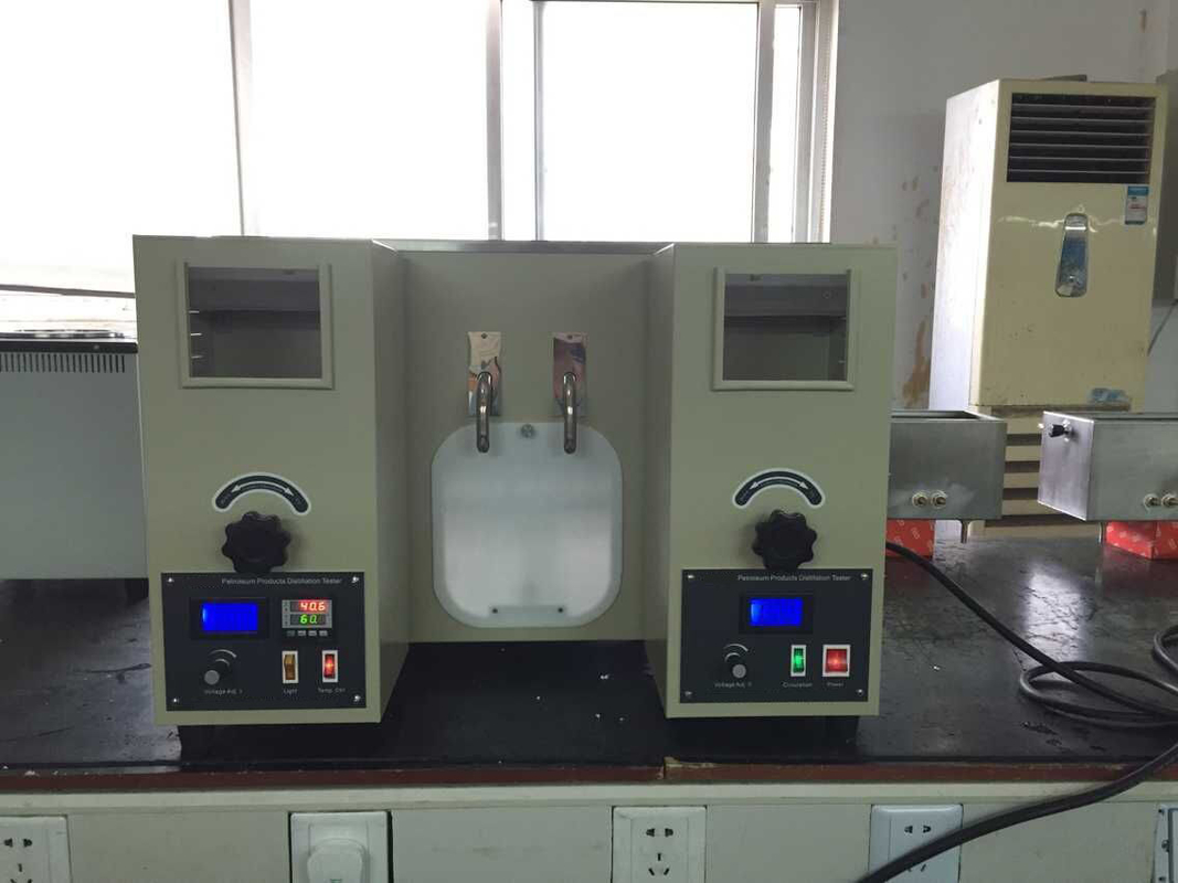 ASTM D86 Manuel Tip Damıtma Aparatı Benzinli Yağ Test Cihazları