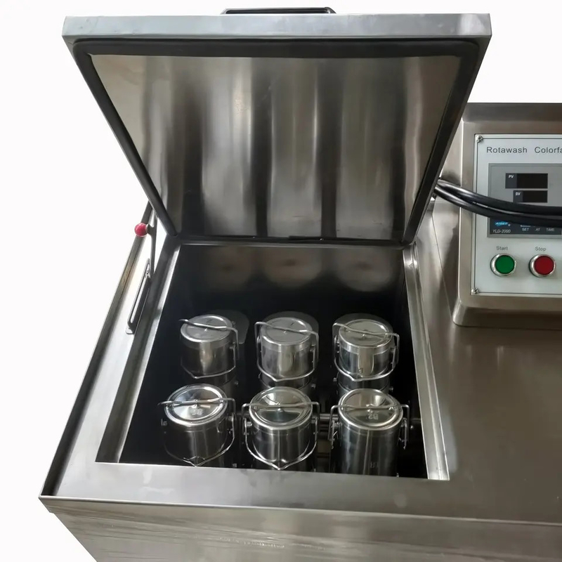 Yüksek Performanslı Rotawash Tekstil Testleri için Renk Sıklığı Makinesi