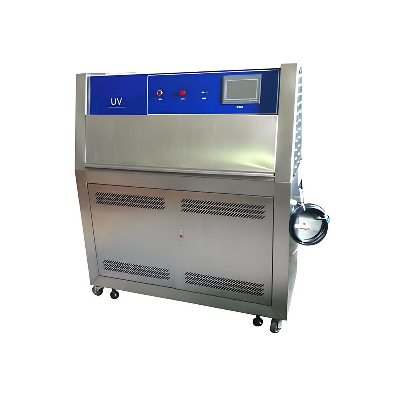 Laboratuvar Programlanabilir Dijital UV Hızlandırılmış Yaşlanma Test Odası 220V Elektronik Güç 1 Yıllık Garanti Plastik Cam İnşaatı