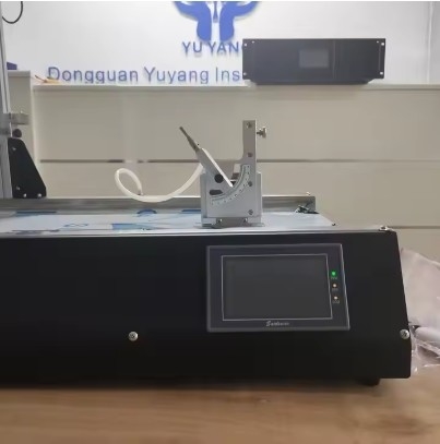 Tekstil ve Oyuncak Malzemeleri için Ayakla Test Ekipmanı ISO 6941 ISO 6940 Kumaş Alev Geciktirici Test Cihazı