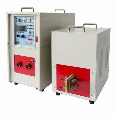 Ultra Yüksek Frekanslı Yakıtlar Avantajları 6kw Kondensatör İndüksiyon Isıtma Makinesi