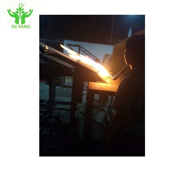 Yangın Deneme Ekipmanı Güneş hücresi Alev yayılması ve yanma markası test makinesi