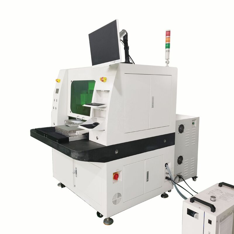 350mm*300mm Hareket Mesafeli, 0.5µm Çözünürlük Oranlı ve 15W Lazer Çıkış Gücüne Sahip PCB Delme Yönlendirme Makinesi