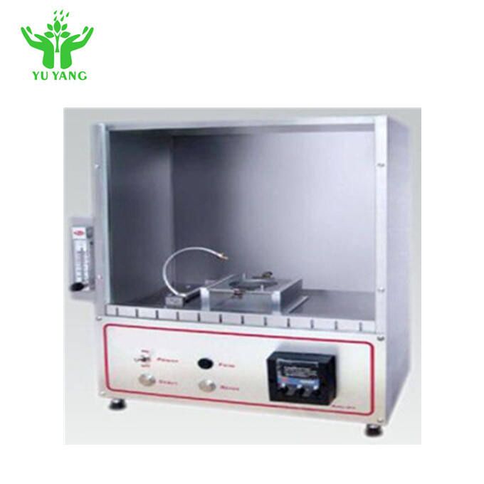ASTM D4151 Battaniye Alevlenebilirlik Test Cihazı, 70mmx70mm Numune ve 16mm Alev Uzunluğu Yangın Test Ekipmanı