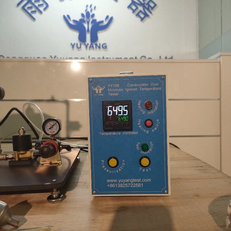 230V 50Hz Yanıcı Toz Minimum Tutuşma Sıcaklığı Test Cihazı, 0 ~ 1 Bar Basınçlı Alevlenebilirlik Test Makinesi