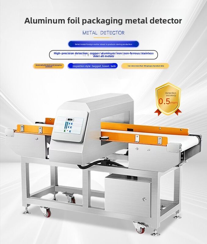 Gıda İşleme Endüstrisi Konveyör Bant Metal Dedektör Sistemi İçin Otomatik Endüstriyel Metal Dedektör Makinesi