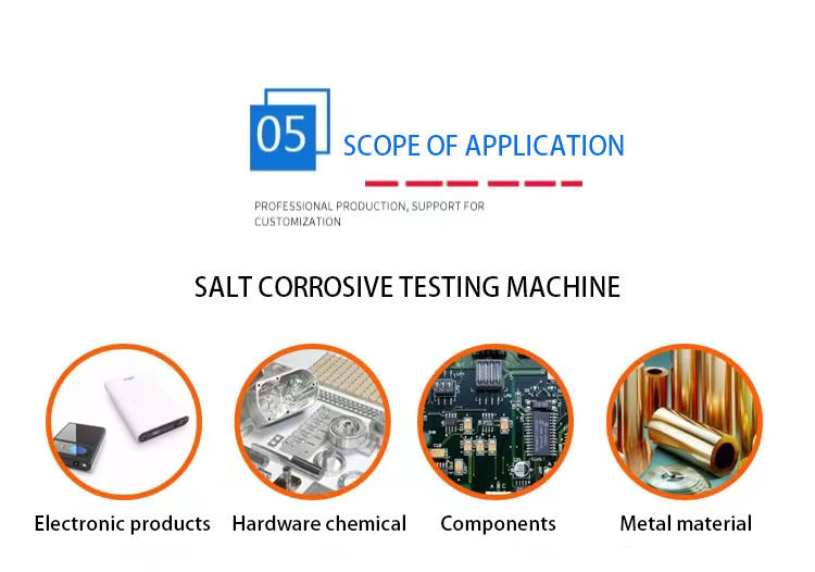 Ekonomik Paslanmaz Çelik Otomatik Endüstriyel Tuz Sprey Test Cihazı ASTM Standardı Elektronik Laboratuvar Kullanımı Korozyon Testi İçin