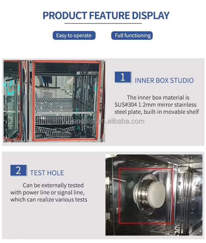 Pil paketi sıcaklık nem testi odası EV hücre yaşlanma testi için iklim simülasyonu