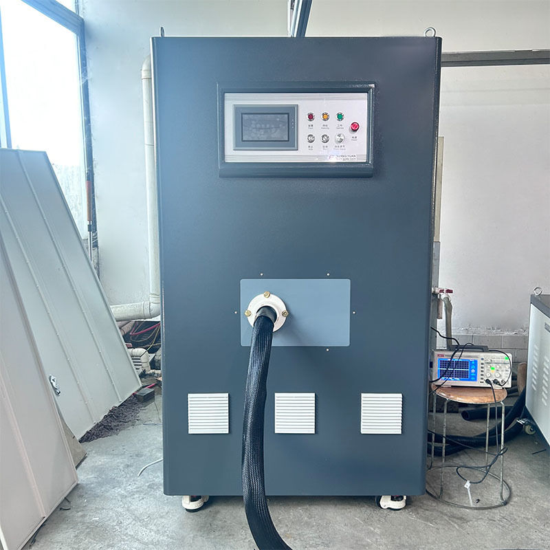 25KW IGBT Metal Düz Çubuk Isıtma ve Eğme için Yüksek Frekanslı İndüksiyon Isıtma Makinesi ISO CE