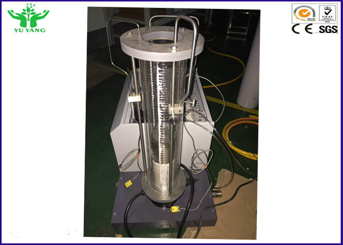 ISO 4589-3 Yüksek Sıcaklık Oksijen Endeksi Test Cihazları AC 220V 50 / 60Hz 2A