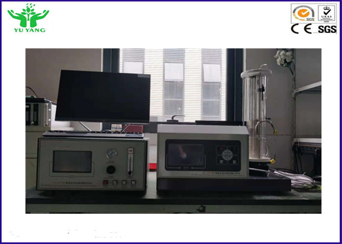 ISO 4589-3 Yüksek Sıcaklık Oksijen Endeksi Test Cihazları AC 220V 50 / 60Hz 2A