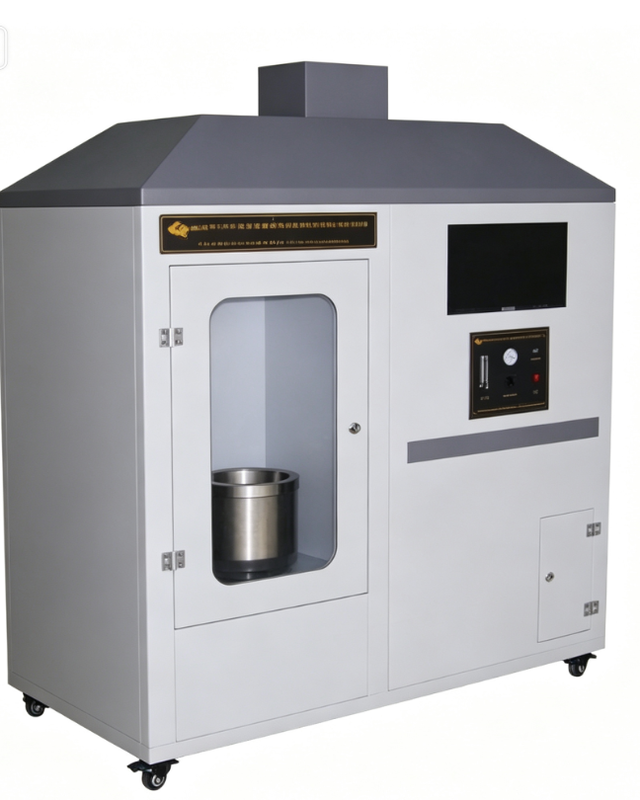 UL94 Yanıcılık Denetleyicisi, 0 ̊500 °C test sıcaklığı, ayarlanabilir hava akışı ve plastik kauçuk elektronik malzemeler için ± 1 °C sıcaklık doğruluğu ile