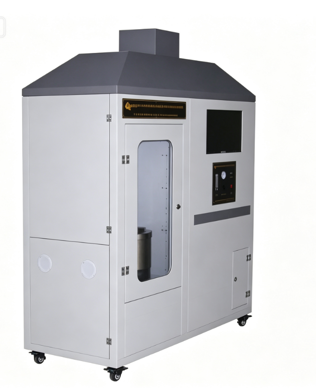 UL94 Yanıcılık Denetleyicisi, 0 ̊500 °C test sıcaklığı, ayarlanabilir hava akışı ve plastik kauçuk elektronik malzemeler için ± 1 °C sıcaklık doğruluğu ile