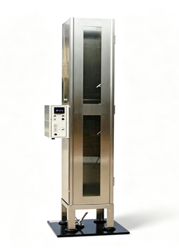 YYF012 Flame Propagation Tester NFPA701 Standard Flammability Test Equipment with 304# Stainless Steel Structure and Transparent Observation Window