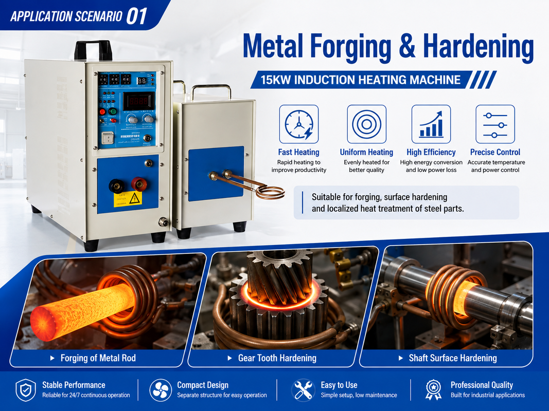 Customized 25KW High Frequency Induction Heater Machine for Metal Quenching Brazing and Welding