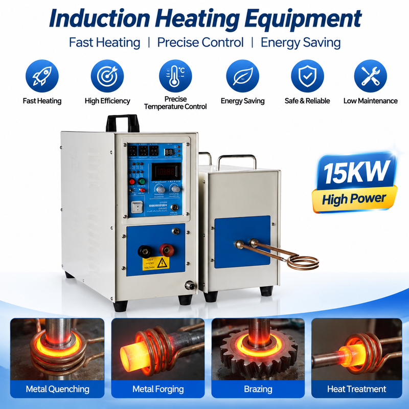 Industrial Induction Heating Machine 40 KW High Frequency Welding Equipment for Metal Processing