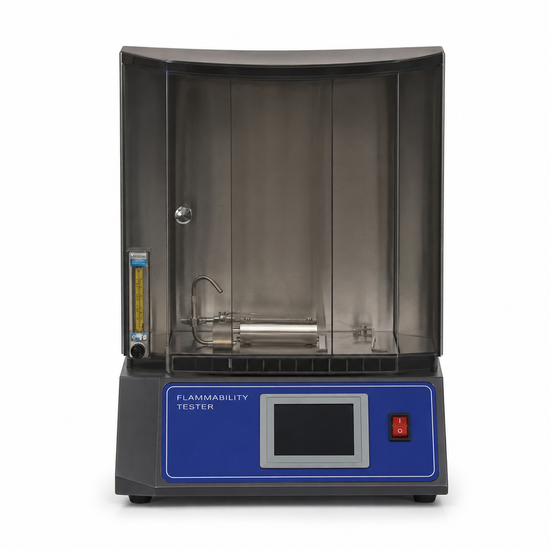 ASTM D4151 Battaniye Yanmazlık Test Cihazı Tekstil Kumaş Alev Yayılma Test Makinesi Laboratuvar Güvenlik Değerlendirme Ekipmanı