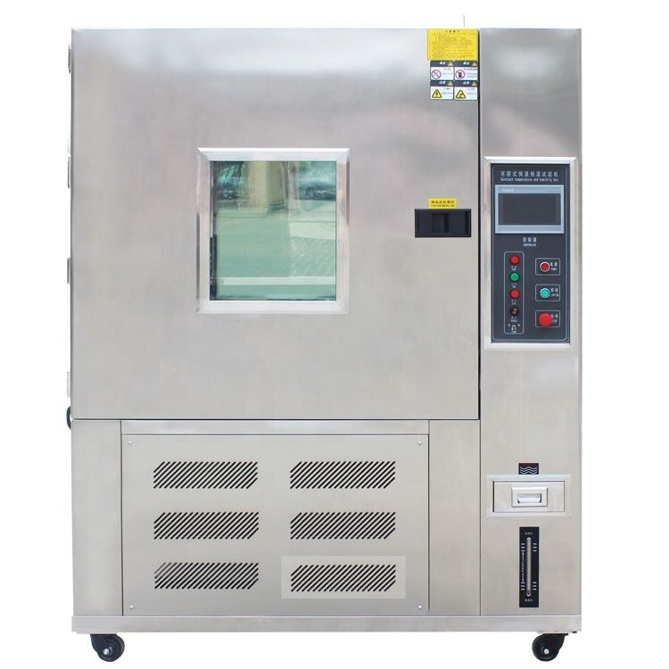 %20%%98 RH Nem aralığı SUS # 304 paslanmaz çelik iç odası ve LCD dokunmatik ekranlı sabit sıcaklık nem testi odası