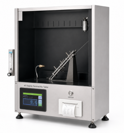 ASTM D1230 16 CFR 1610 Vertical Flammability Tester Textile Fabric Flame Test Machine for Lab Quality Control