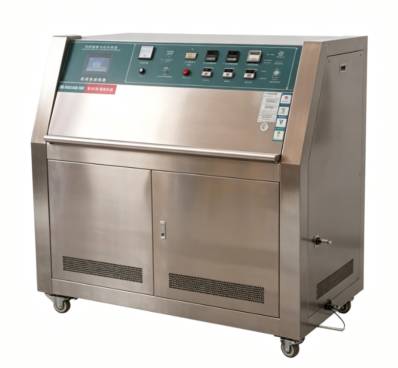 304# Paslanmaz Çelik Odası TEMI 880 Programlanabilir Denetleyicisi ve RT + 20 °C ~ 70 °C sıcaklık aralığı ile UV Hızlandırılmış Hava Durumu Denetleyicisi