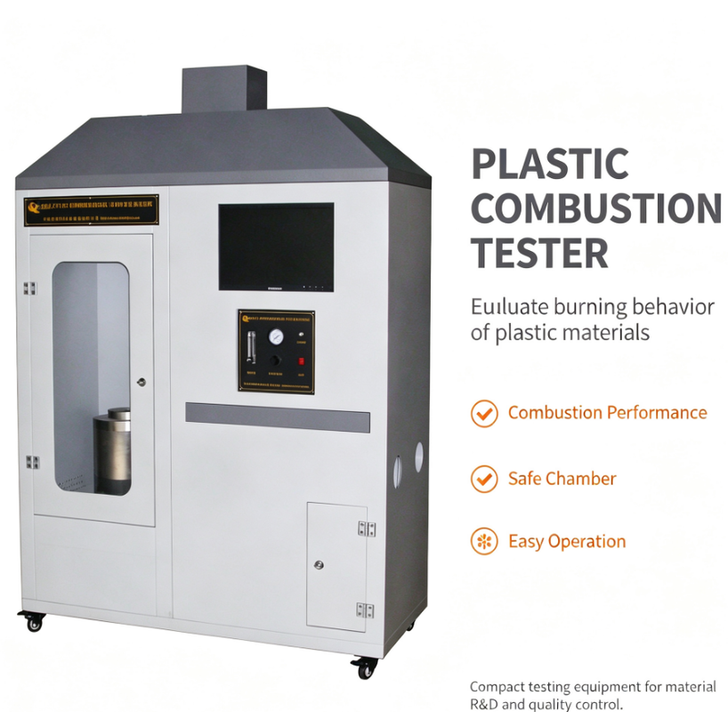 Plastic Flame Performance Test Equipment Burning Characteristics Testing Machine for Polymer Products