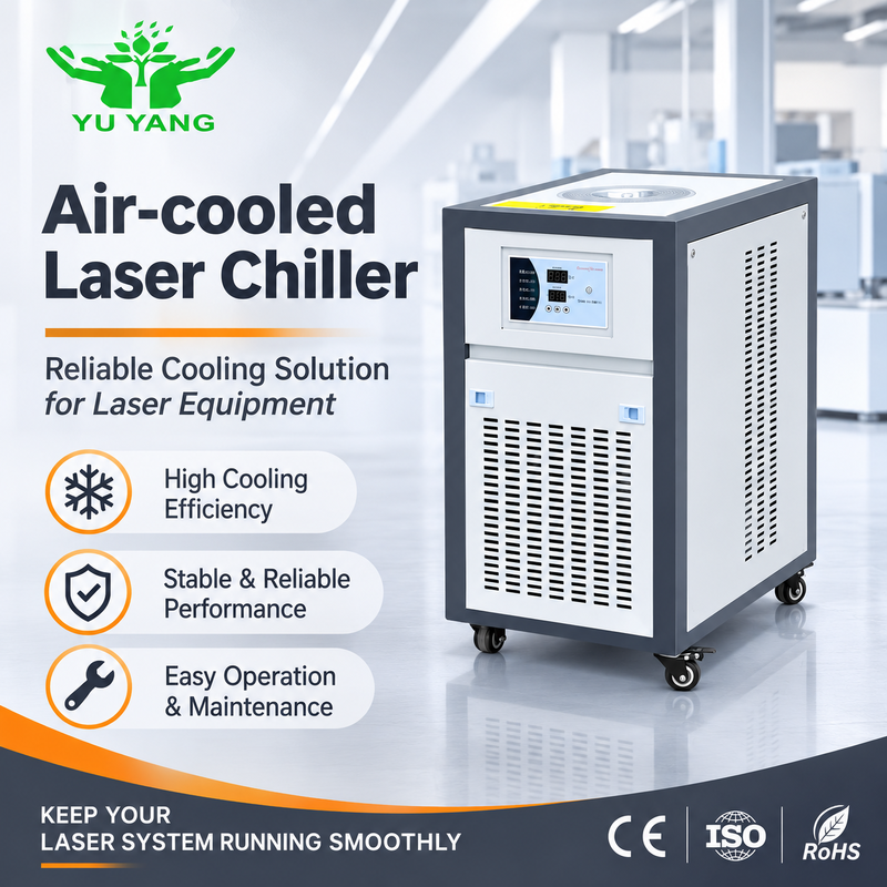 Chillers Air Cooled Industrial Chiller for Office Building Fan Motor air Cooled vortex Chiller
