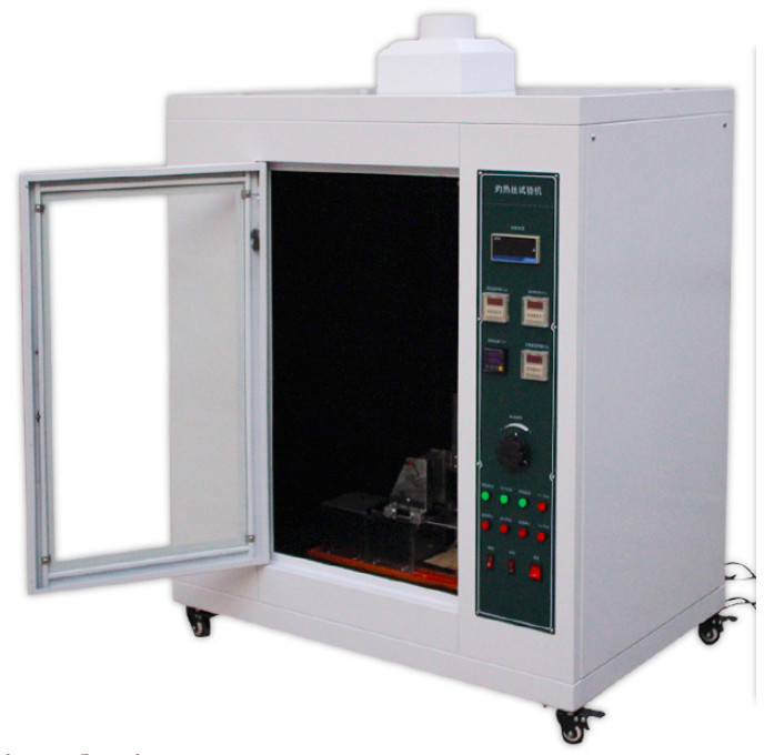 Dokunmatik Ekran Glow Tel Test Cihazı / Yanıcılık Test Cihazı IEC60695-2-10 10 mm / sn, 25 mm / sn