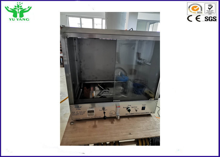 45 ° Tek Damarlı Kablo Yanıcılık Test Cihazı GB / T 25085 0.1 L ~ 1 L / Min