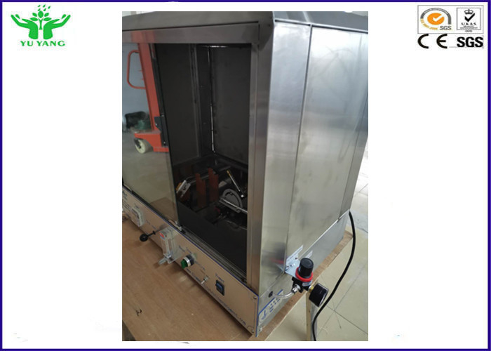 45 ° Tek Damarlı Kablo Yanıcılık Test Cihazı GB / T 25085 0.1 L ~ 1 L / Min