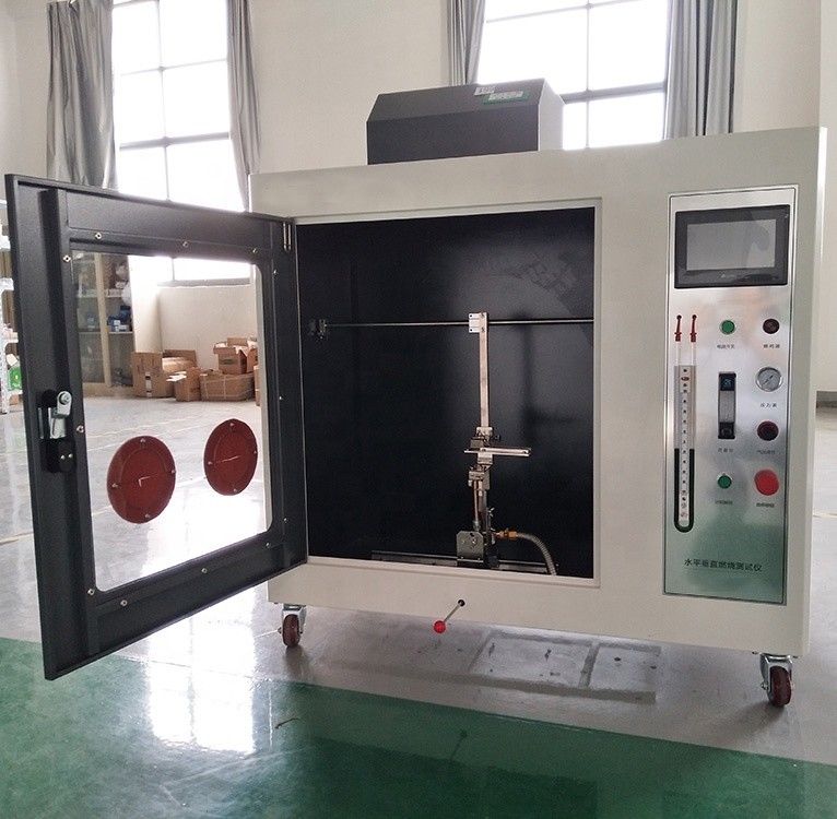 UL 94 Tamamen ayarlanabilir desteklerle yatay ve dikey yanıcı test odası