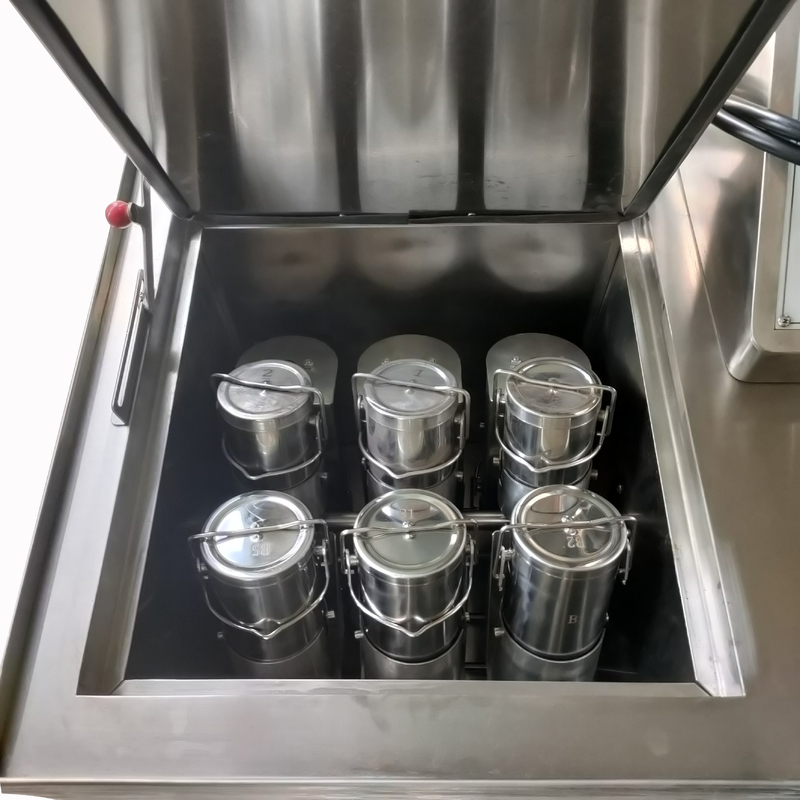 Tekstil için ISO105 AATCC 61 Rotawash Renk Haslığı Test Cihazı 1200ml Bardak