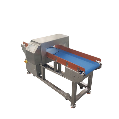 Yüksek hassasiyetli metal dedektör makinesi 60Hz 140W alüminyum folyo ambalajı özel