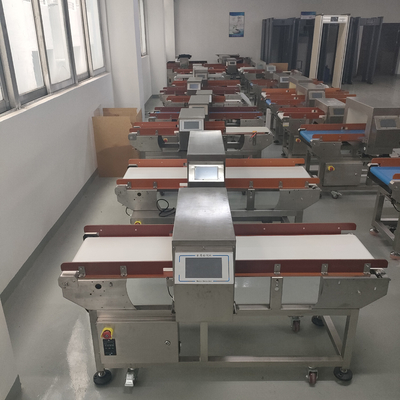 Bisküvi Aperatif Yiyecek Dondurulmuş Endüstrisi İçin Hassas Dokunmatik Ekran Metal Dedektörü