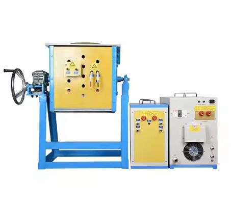 Elektronik paslanmaz çelik küçük altın erime fırını indüksiyon
