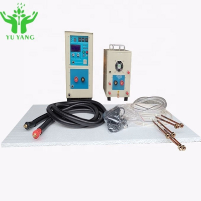 Bakır boru kaynak için taşınabilir indüksiyon ısıtma makinesi 25KW 50A kaynak