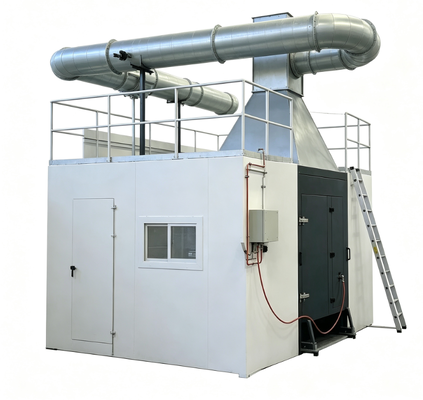 EN 13823 Uyumlu Tek Yanma Ürünü Test Cihazı, 31 kW Propan Brülörlü ve Dahili Duman Yoğunluğu Ölçümlü