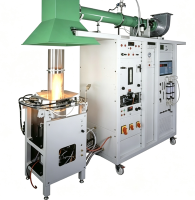 ASTM E2058 Isı Yayılma Hızı Ölçümü İçin 31 kW Propan Kum Havuzlu Brülörlü Yangın Yayılma Aparatı
